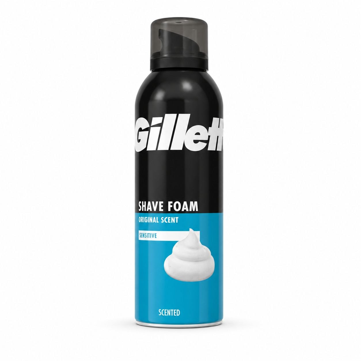 Gillette Sensitive пена для бритья 200 мл - Лицевая