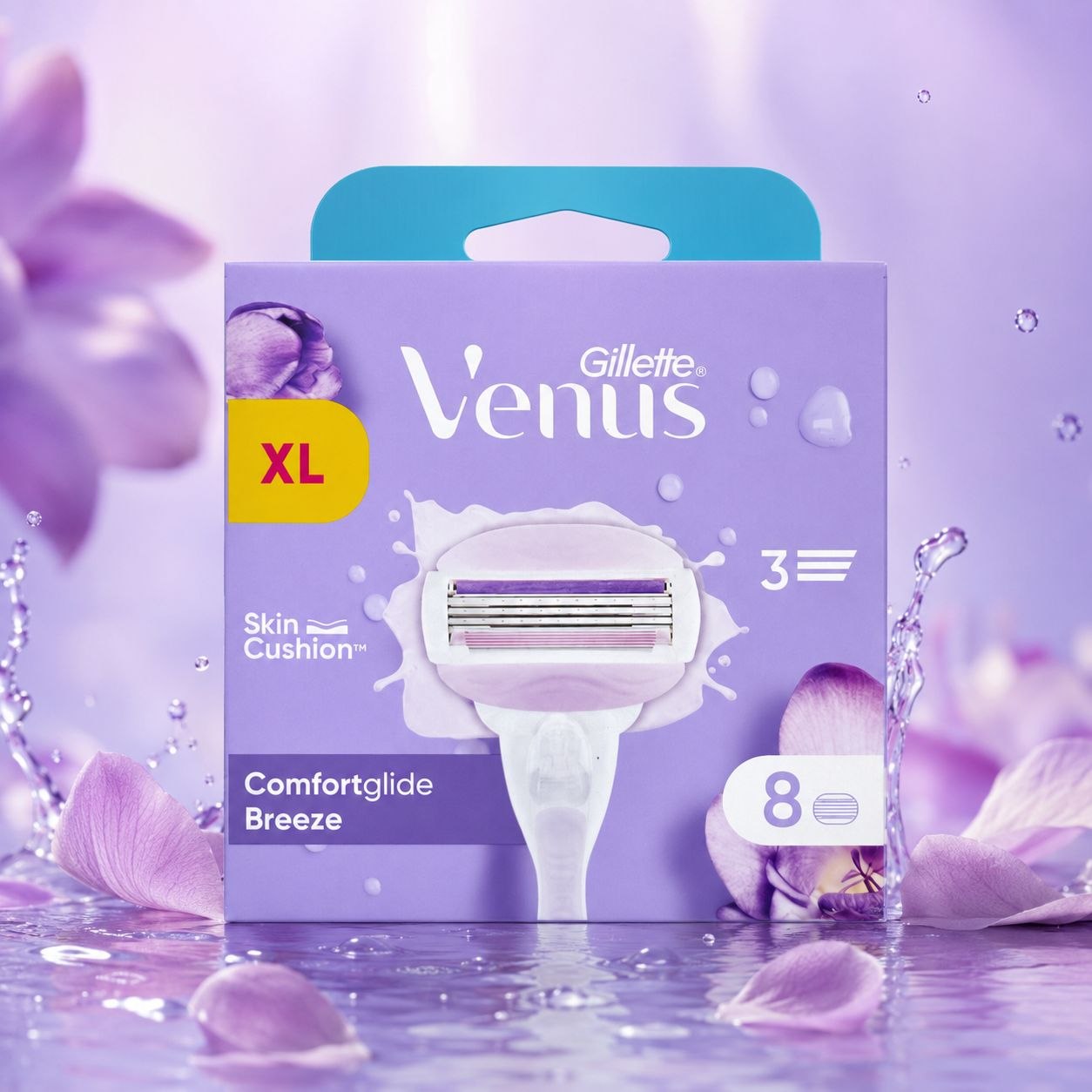 Gillette Venus Comfortglide Breeze сменные кассеты 8 шт (XL)