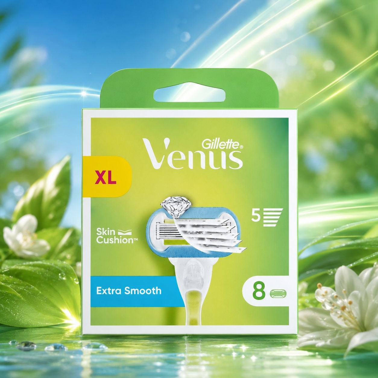 Gillette Venus Extra Smooth сменные кассеты 8 шт (XL)