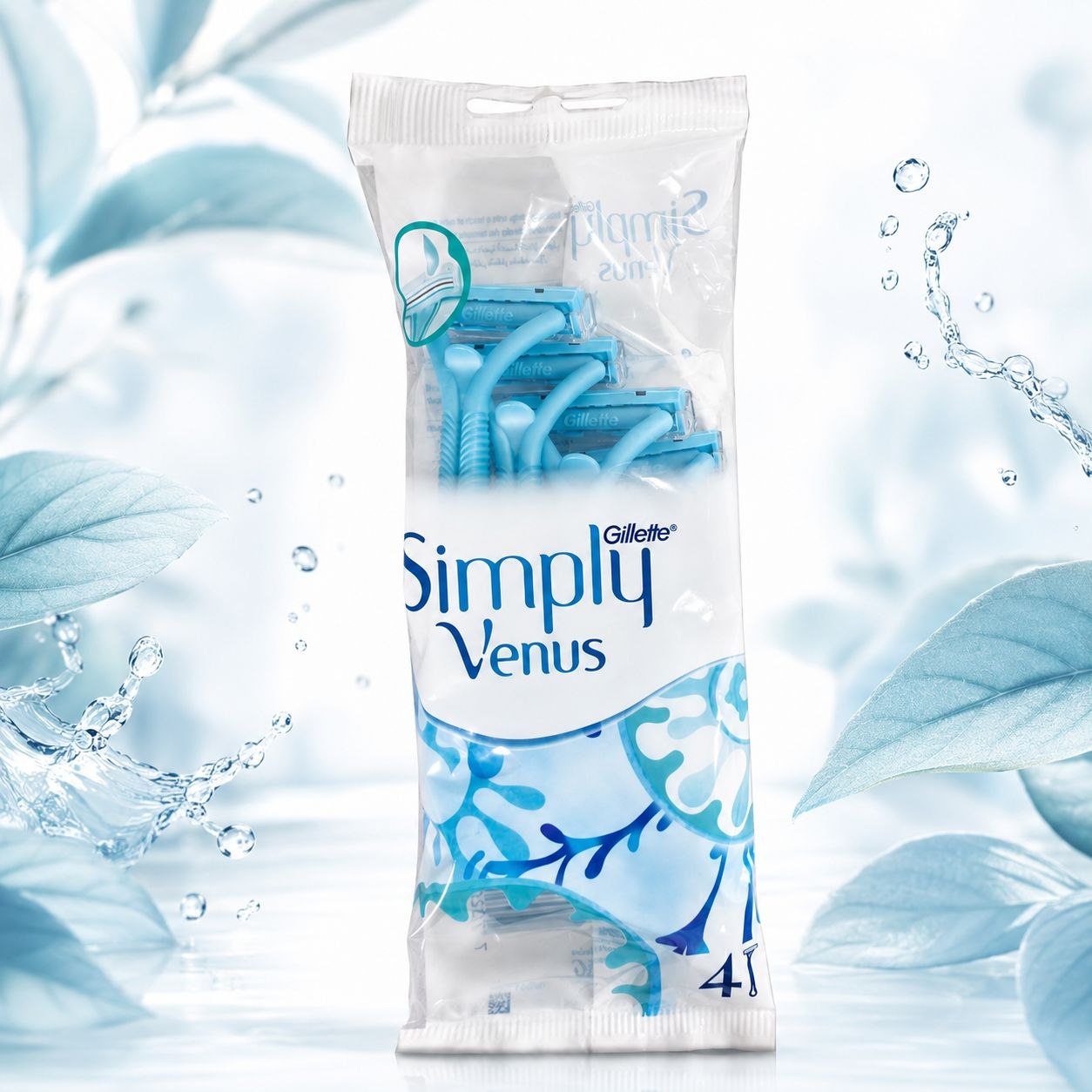 Gillette Venus Simply одноразовые станки 4 шт
