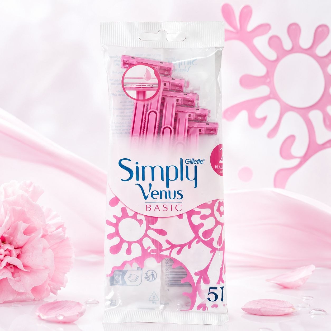 Gillette Venus Simply Basic одноразовые станки 5 шт