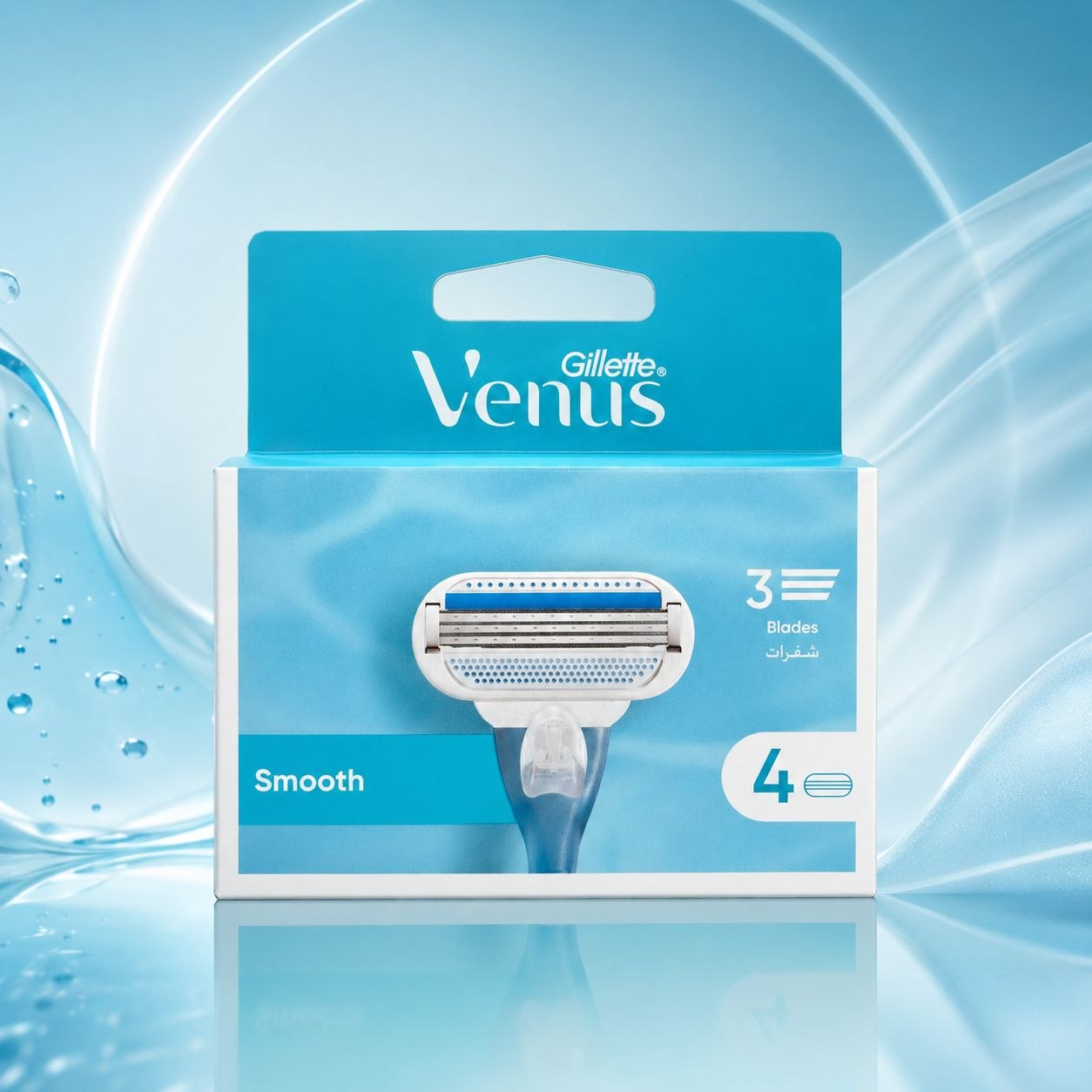 Gillette Venus Smooth сменные кассеты 4 шт