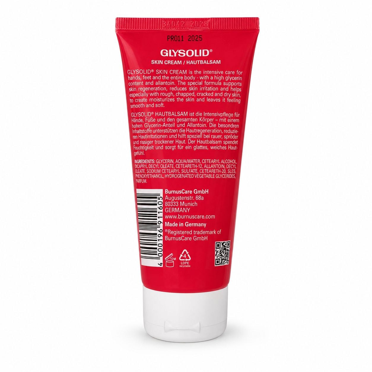 Glysolid Cream 75 мл - Обратная