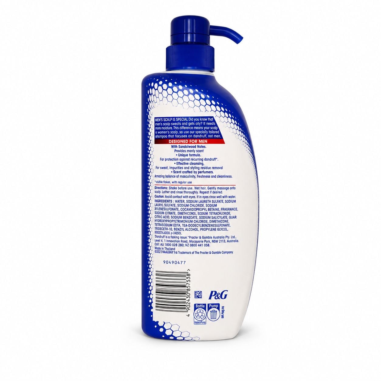 Head & Shoulders Men Old Spice шампунь 550 мл - Обратная