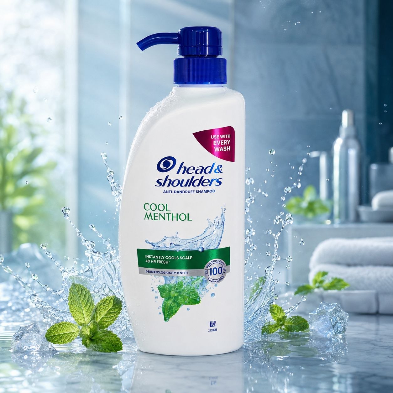 Head & Shoulders Cool Menthol шампунь 1 л