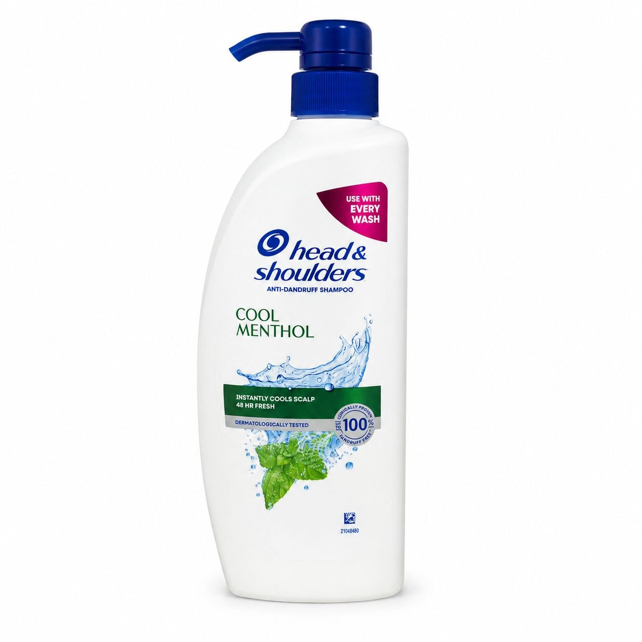Head & Shoulders Cool Menthol шампунь 1 л - Лицевая