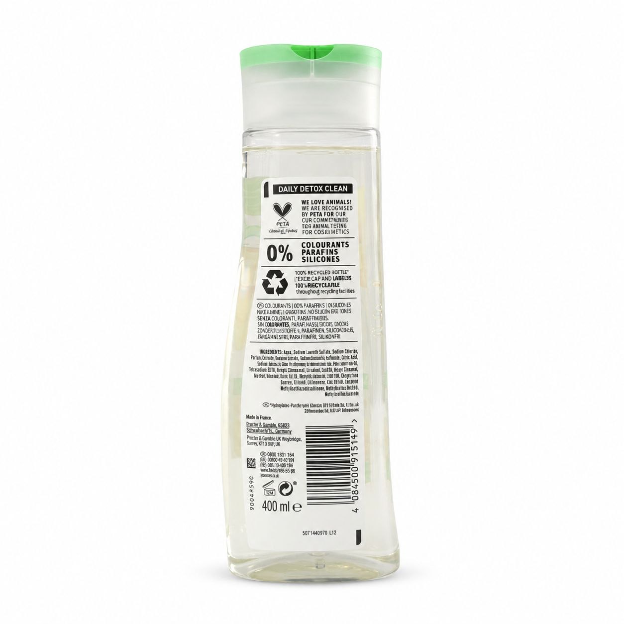 Herbal Essences Daily Detox Clean шампунь 400 мл - Обратная