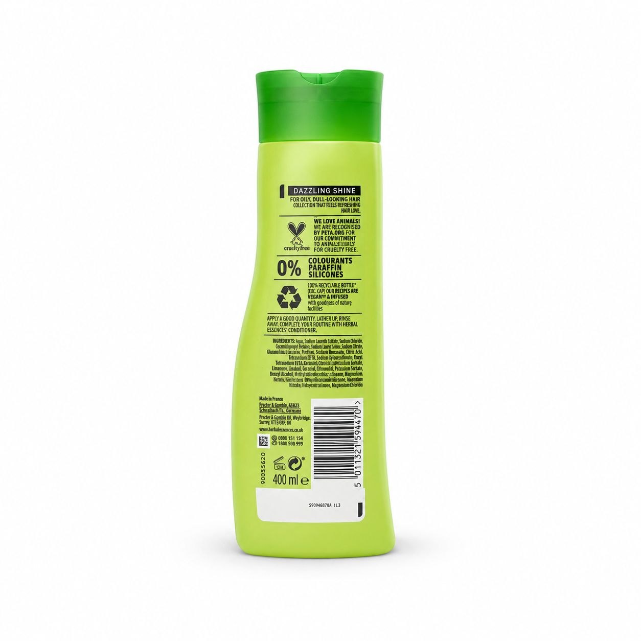 Herbal Essences Dazzling Shine шампунь 400 мл - Обратная