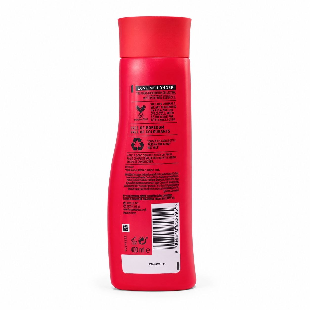 Herbal Essences Love Me Longer шампунь 400 мл - Обратная