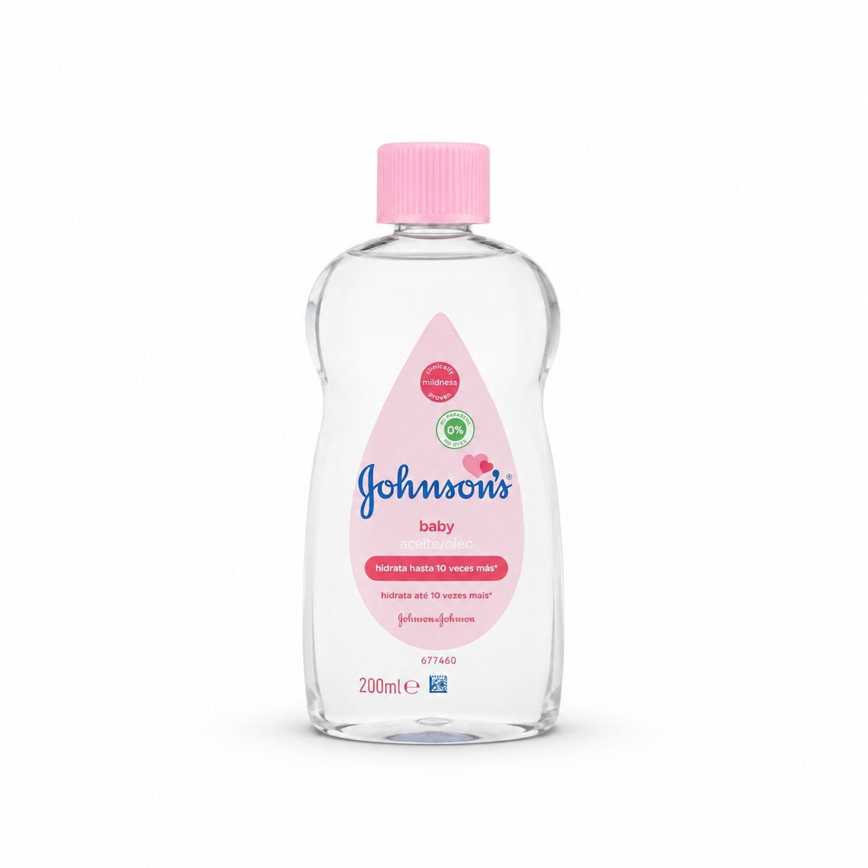 Johnson's Baby Oil детское масло 200 мл - Лицевая