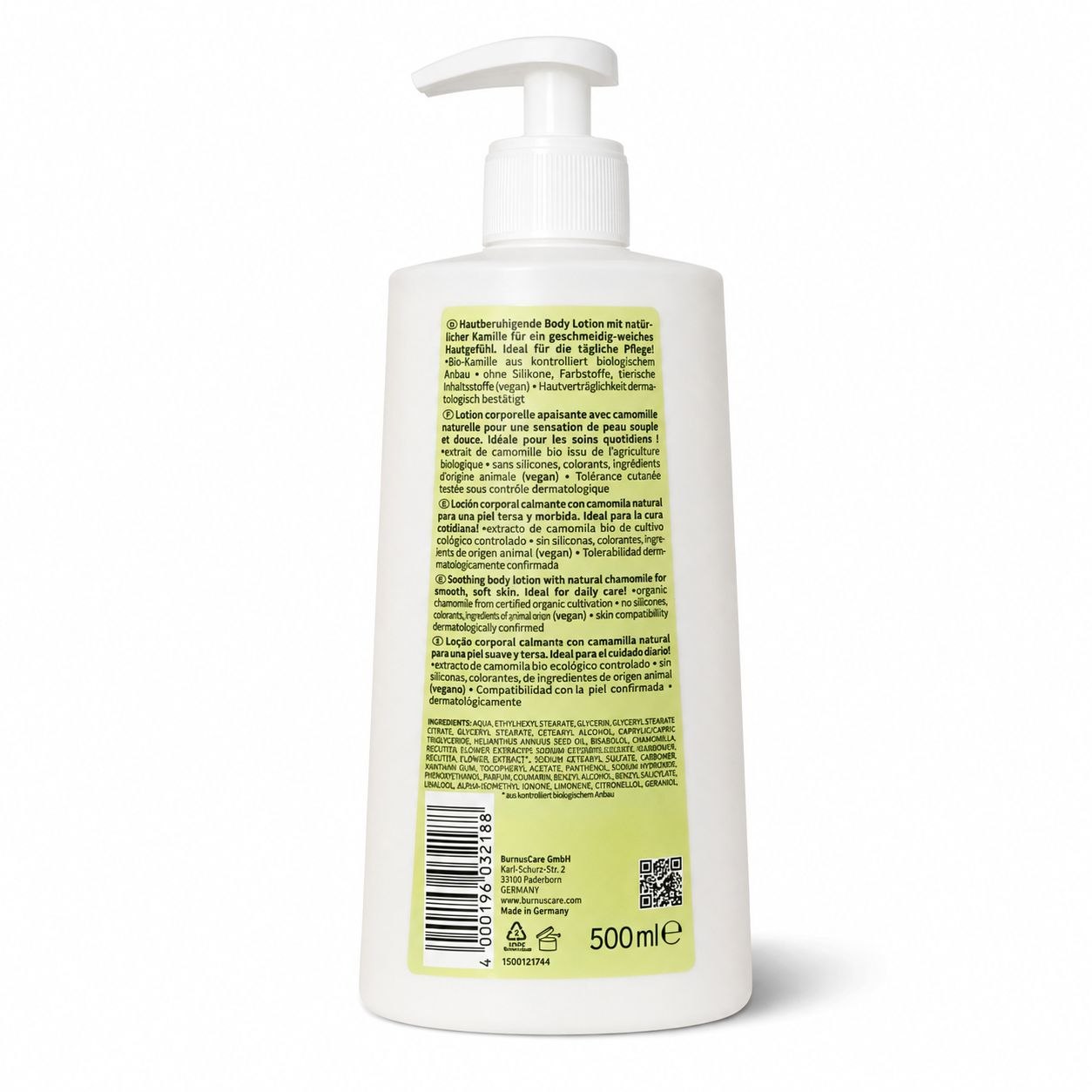 Kamill Body Lotion 500 мл Daily - Обратная