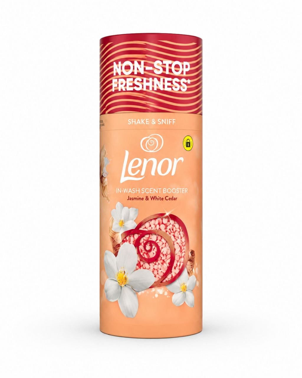 Lenor Jasmine & White Cedar парфюм для белья 155 г - Лицевая