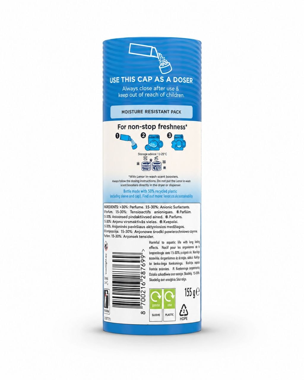 Lenor Spring Awakening парфюм для белья 155 г - Обратная