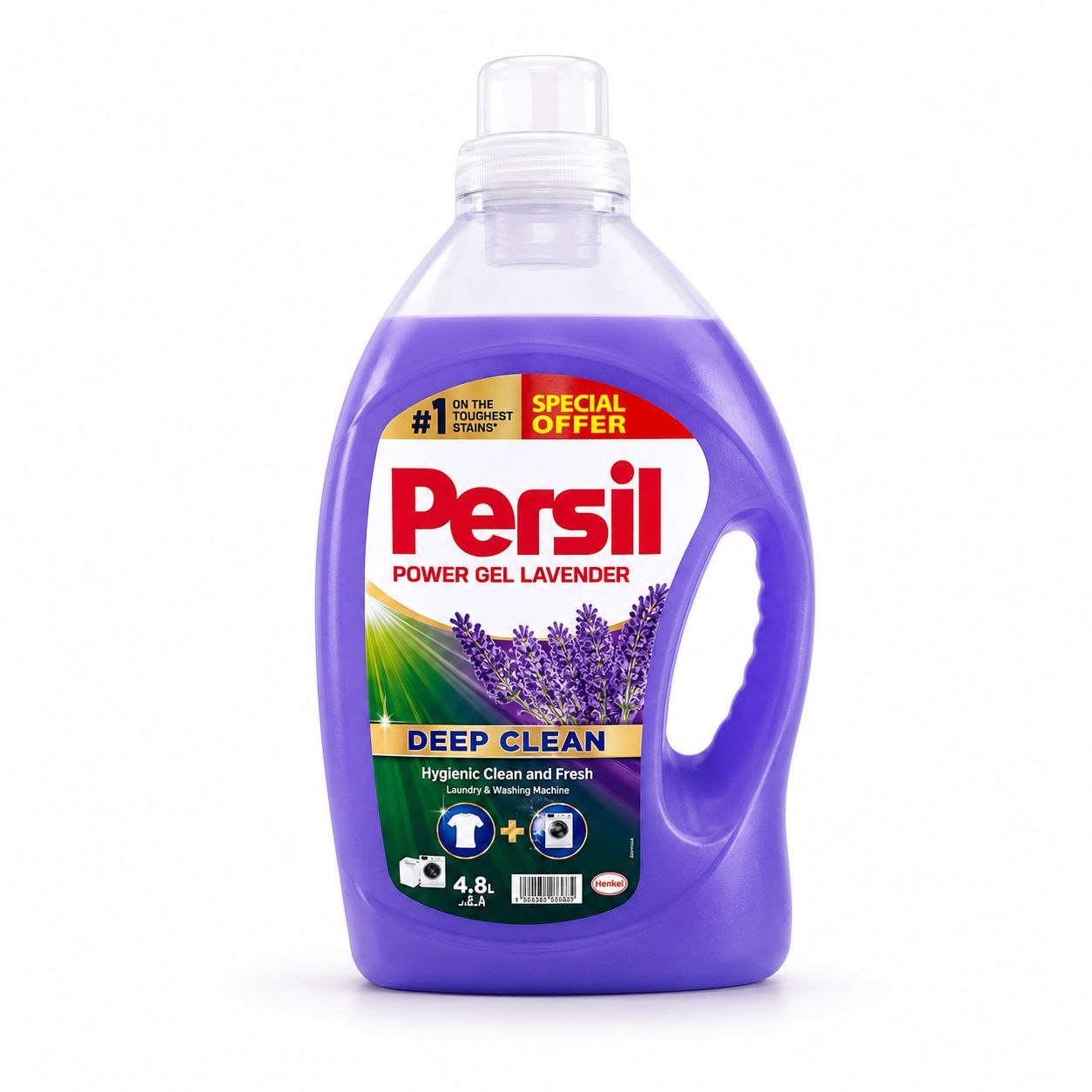 Persil Lavender гель для стирки 4,8 л - Лицевая