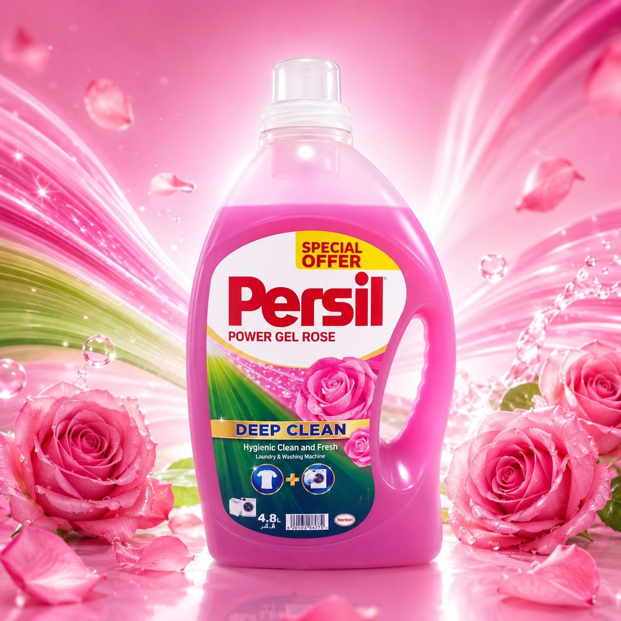 Persil Rose гель для стирки 4,8 л