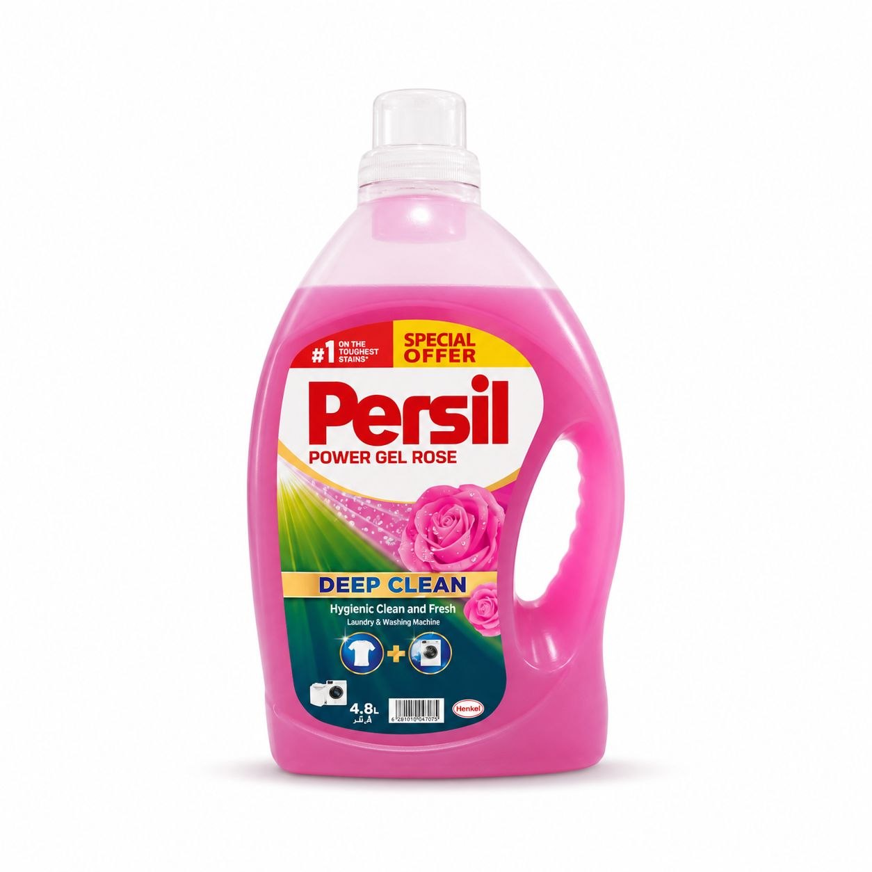 Persil Rose гель для стирки 4,8 л - Лицевая