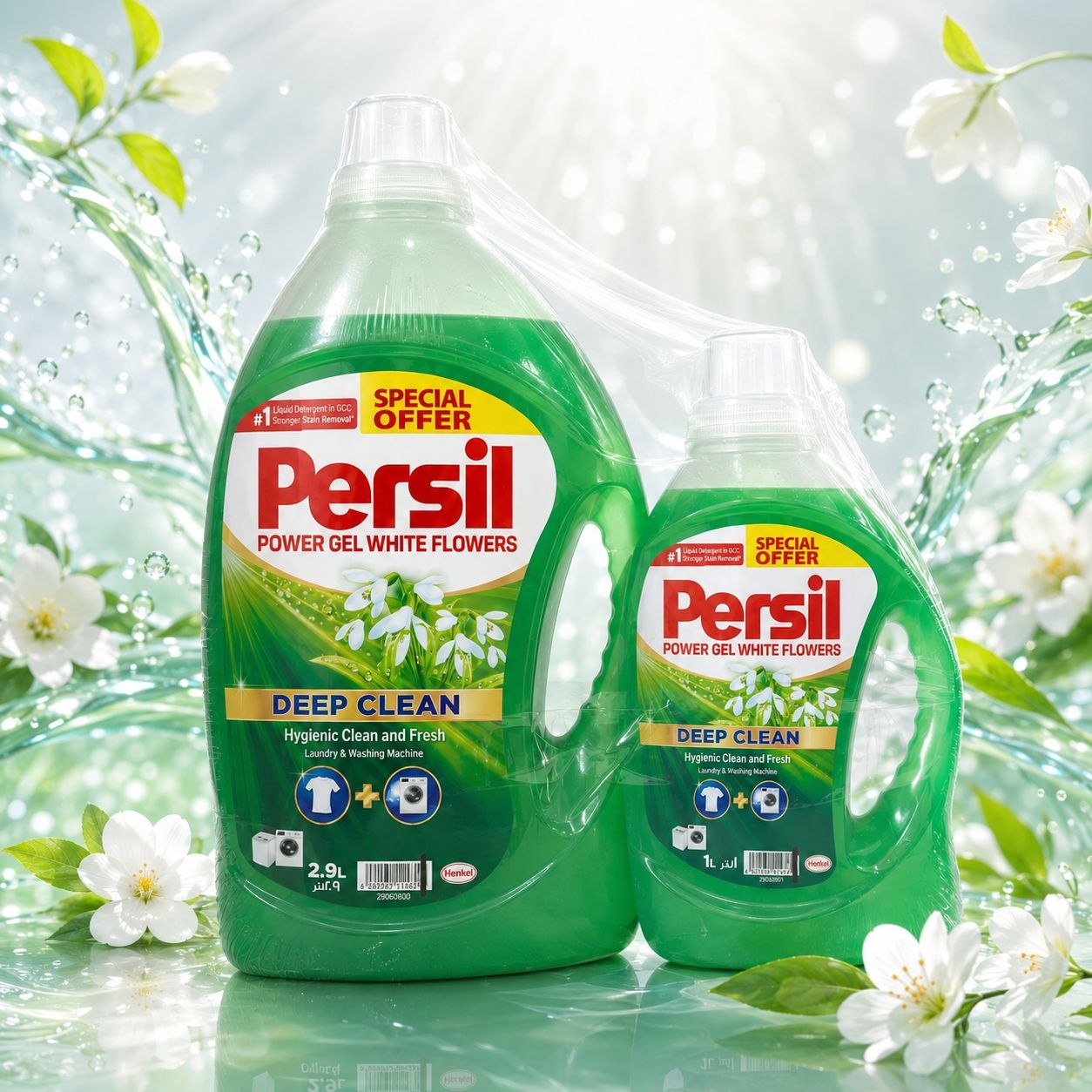 Persil White Flower гель для стирки 3 л + 1 л