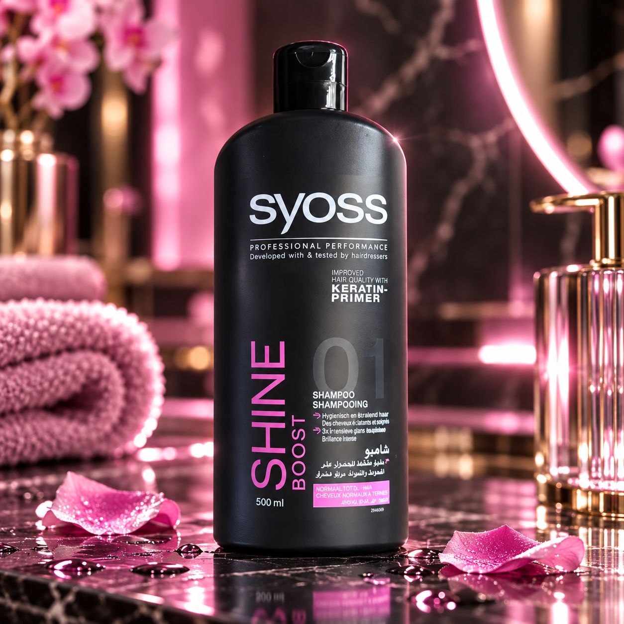 Syoss Shampoo (500) Shine Boost