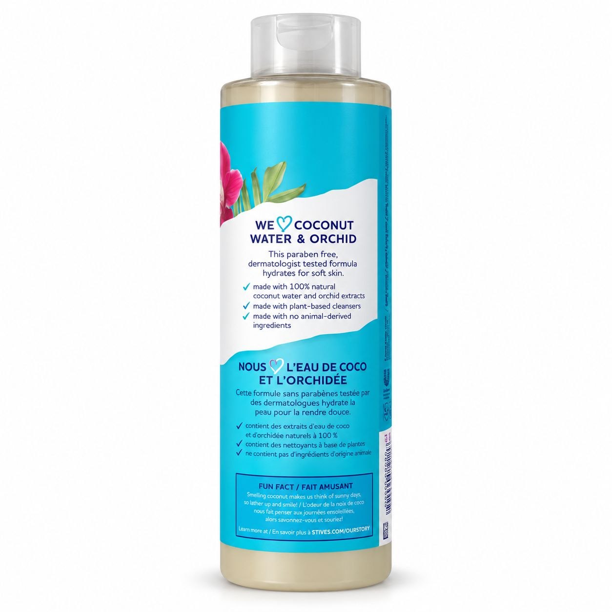 St. Ives Coconut Water & Orchid гель для душа 650 мл - Обратная