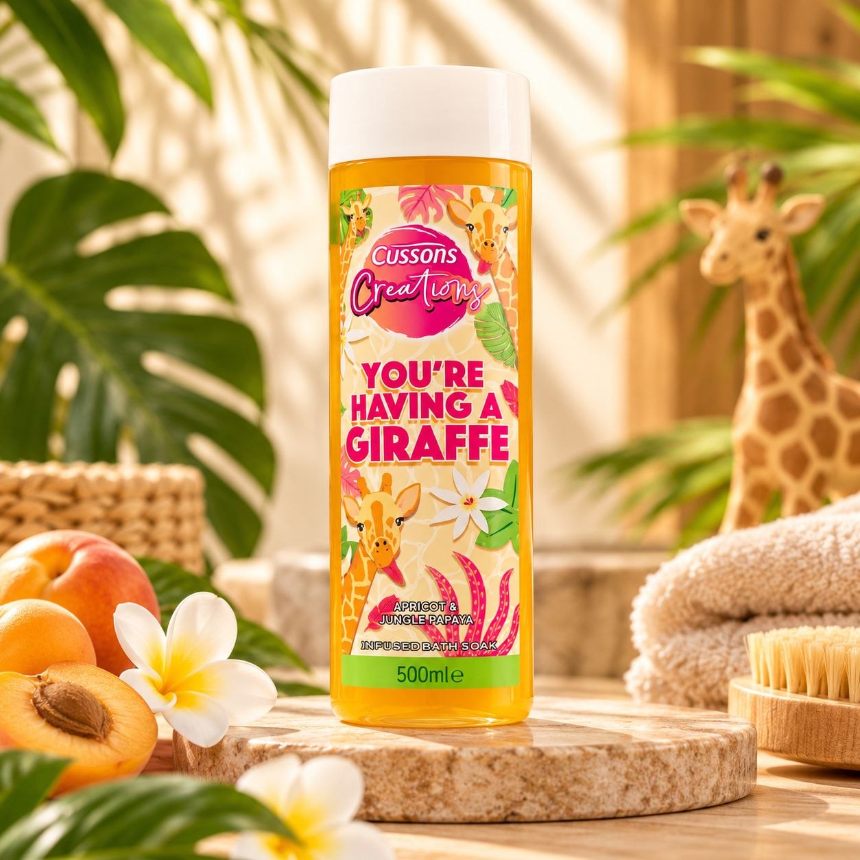 Cussons пена для ванны Apricot 500 мл