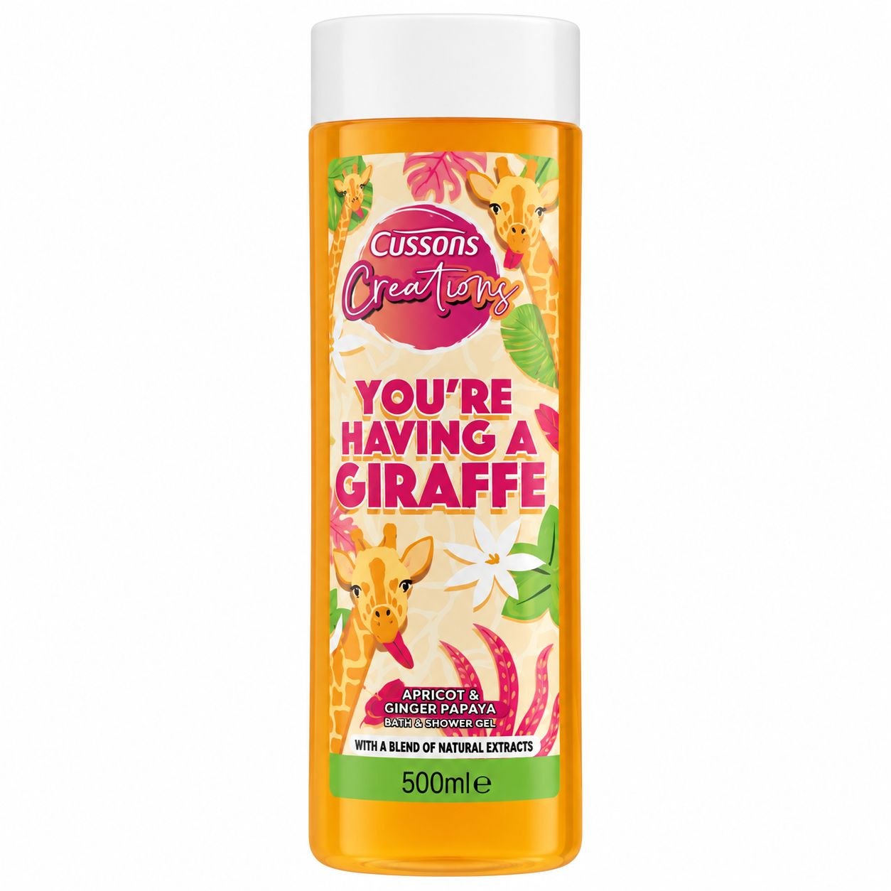 Cussons пена для ванны Apricot 500 мл - Лицевая