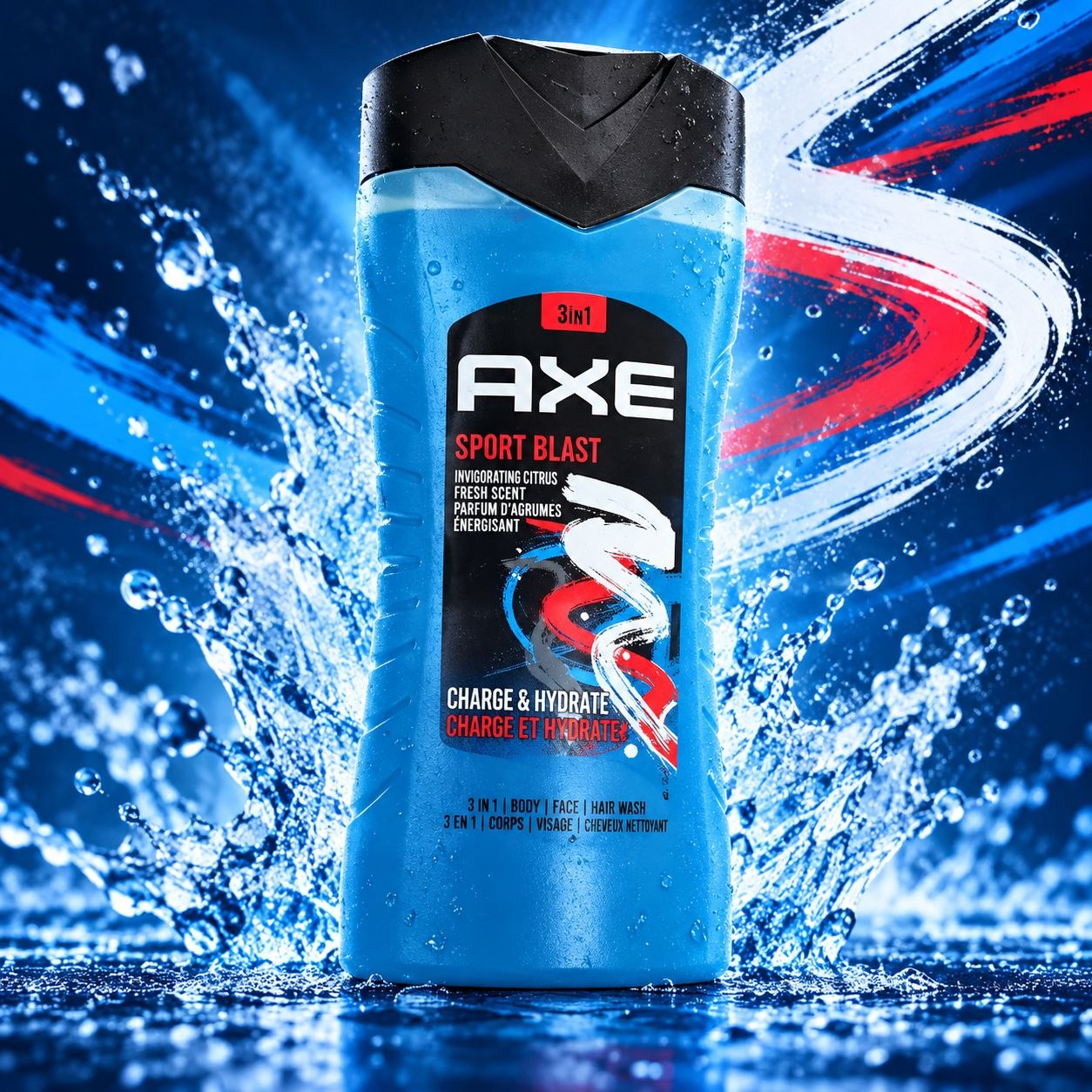 AXE Гель/душ (250) Sport Blast