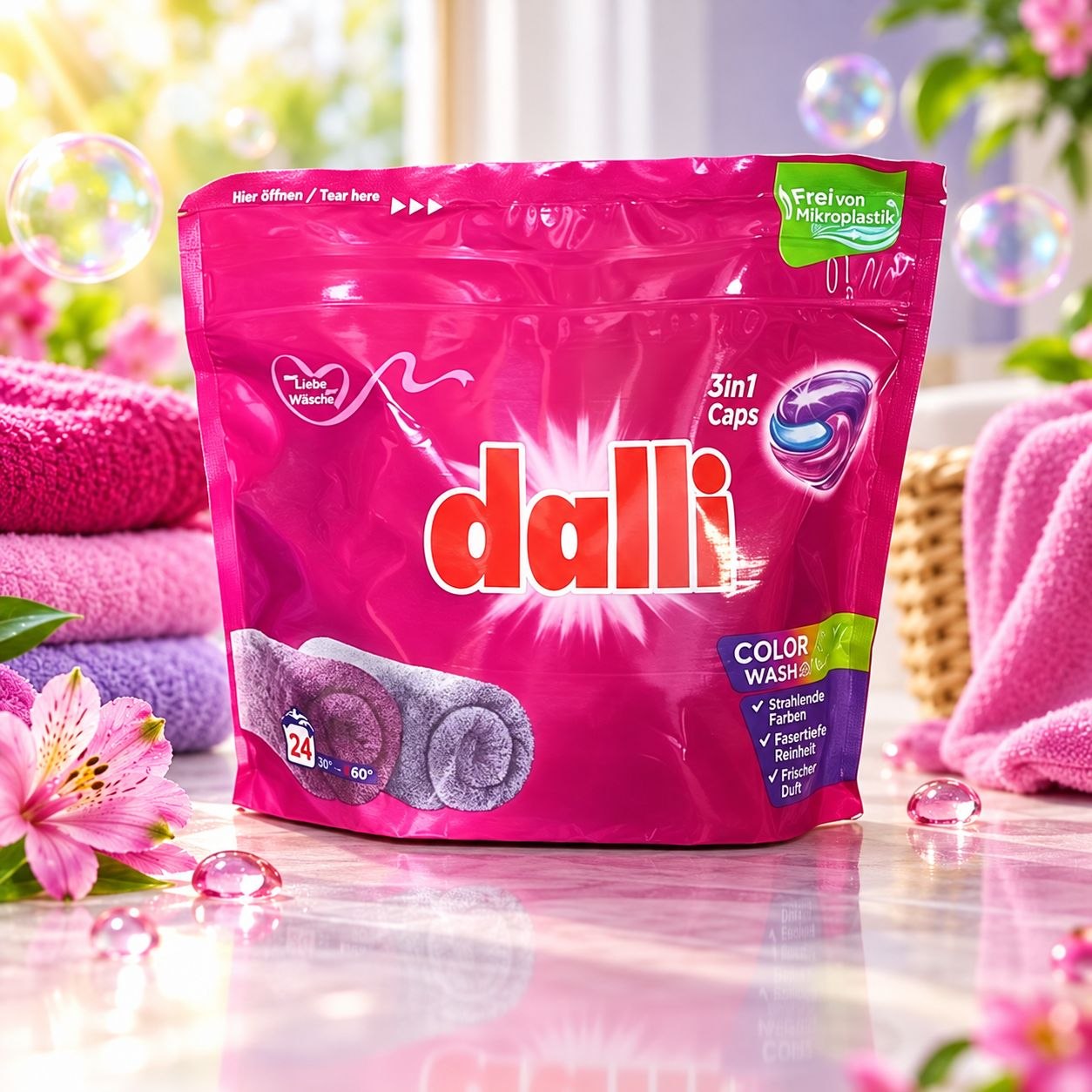 Dalli CAPS (24шт) 3in1 Colorwaschmittel