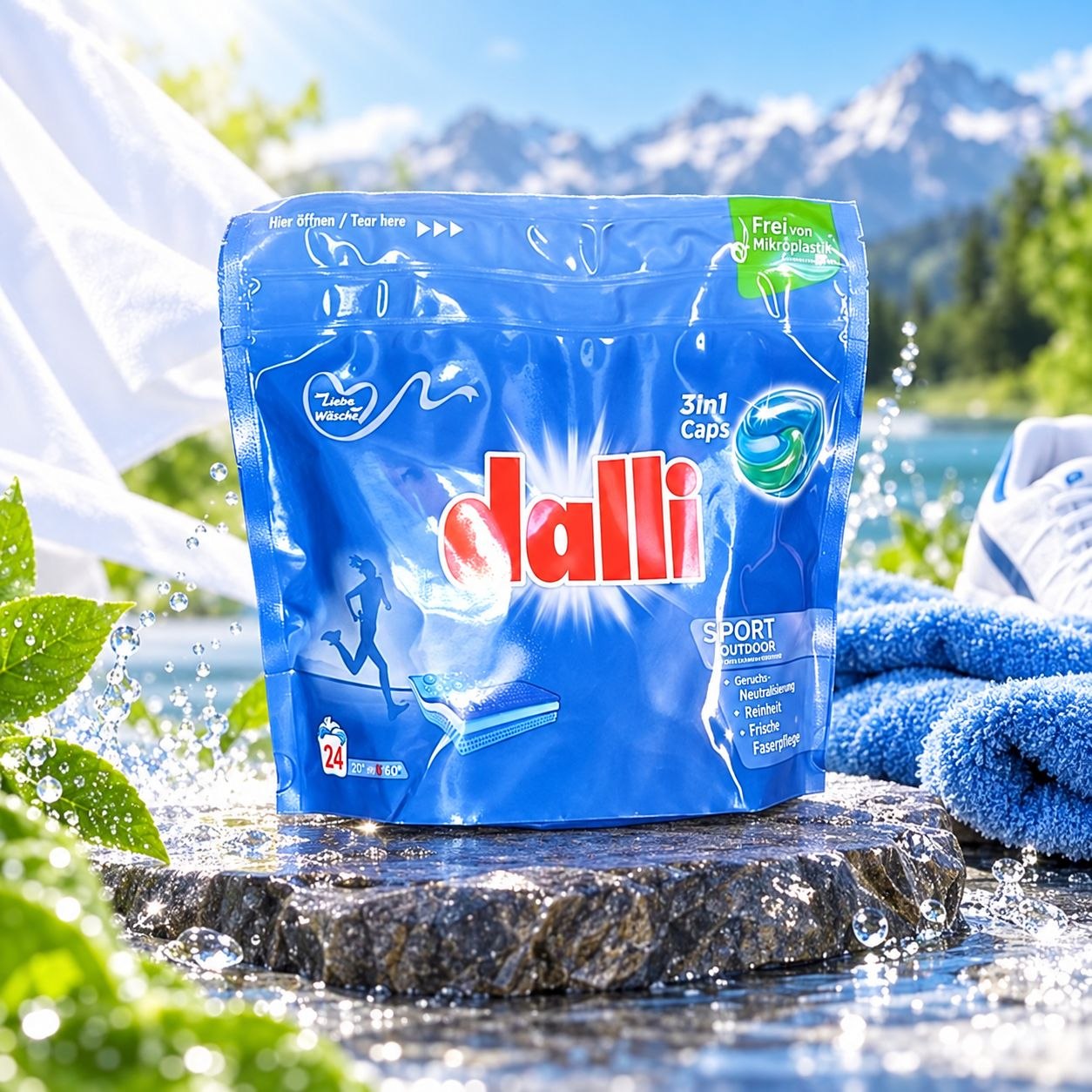 Dalli 3in1 Sport & Outdoor капсулы 24 шт