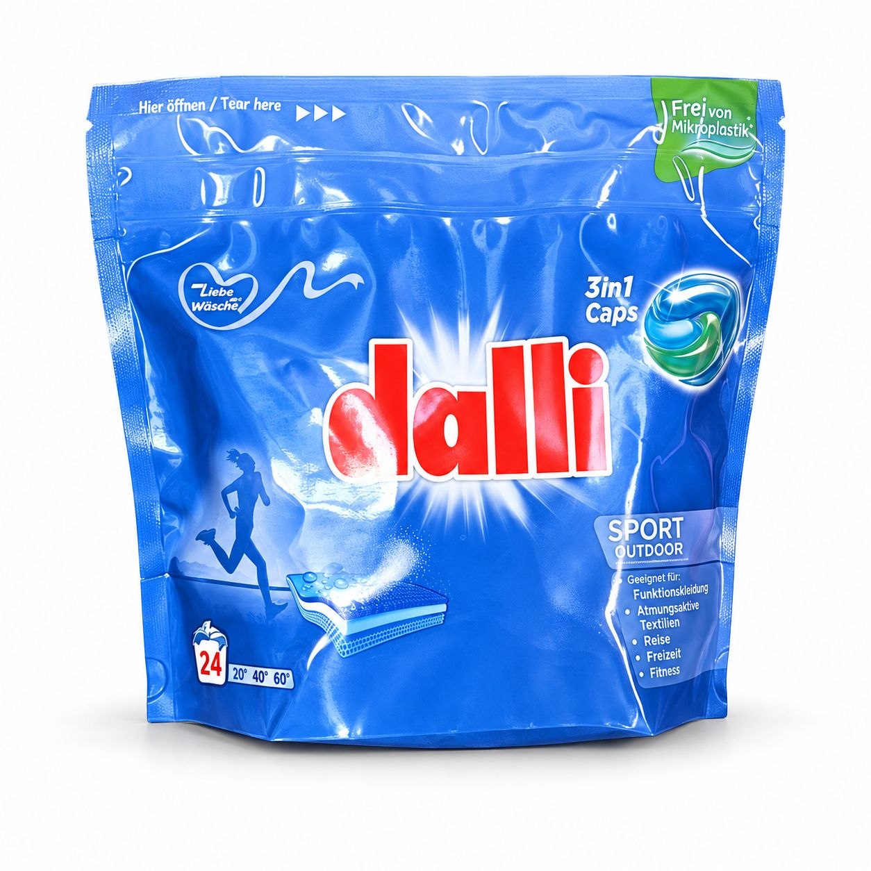 Dalli 3in1 Sport & Outdoor капсулы 24 шт - Лицевая