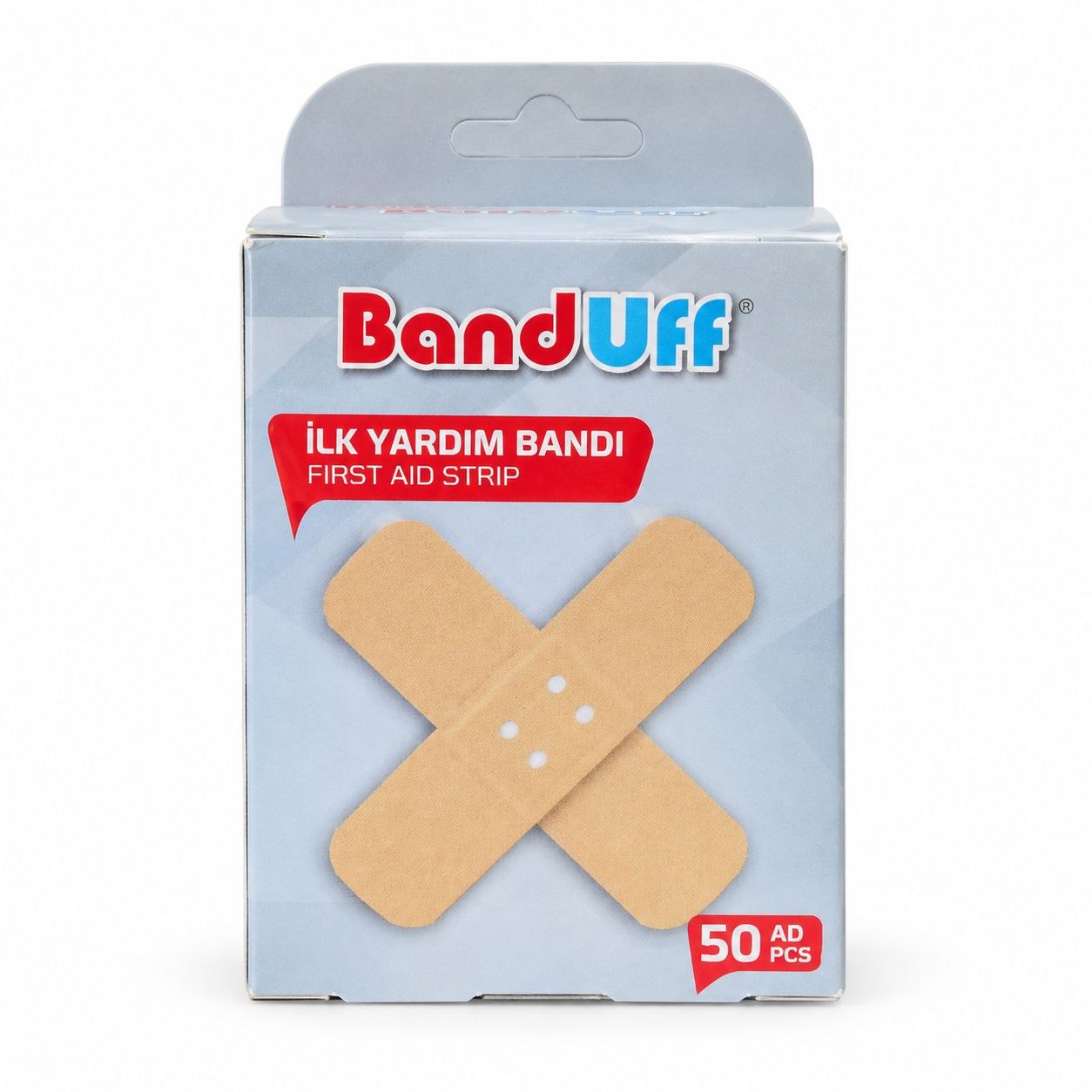 Пластырь Banduff 50 шт - Лицевая