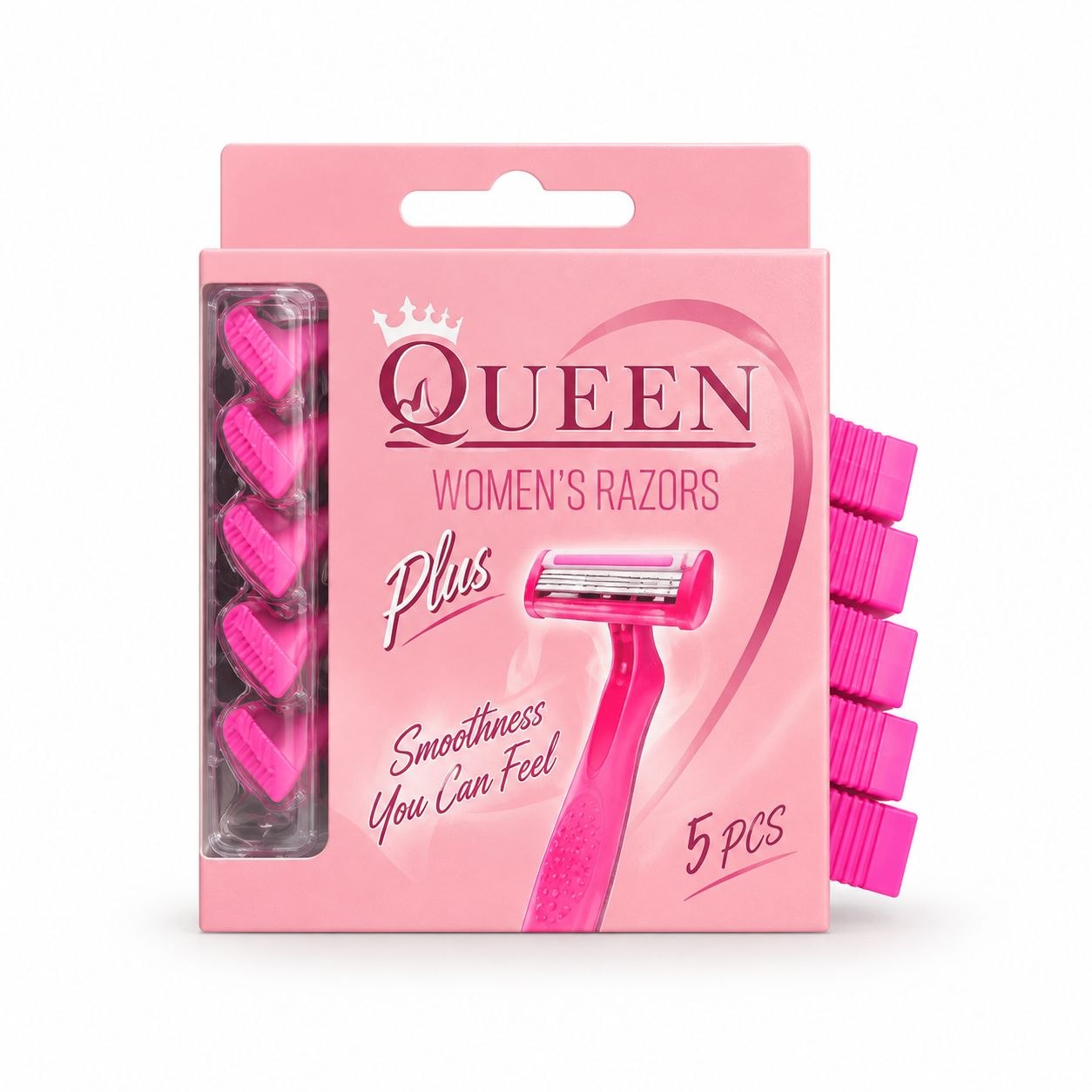 Queen Lady Razor женские станки 5 шт - Лицевая