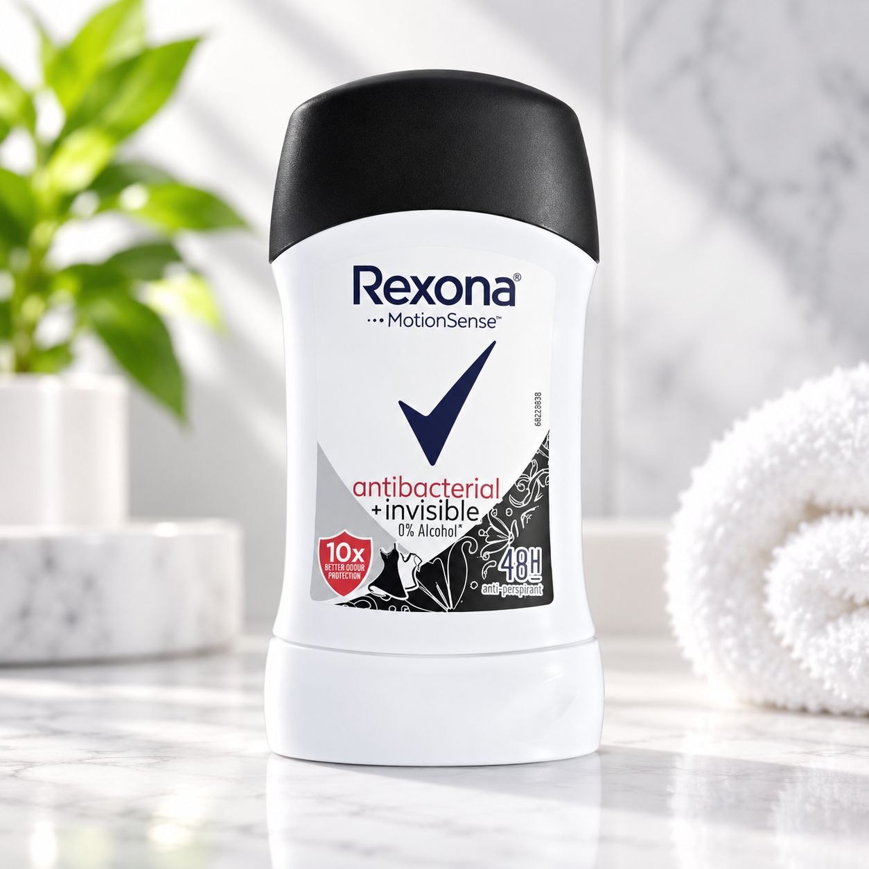 Rexona Men Antibacterial + Invisible дезодорант-стик 40 г