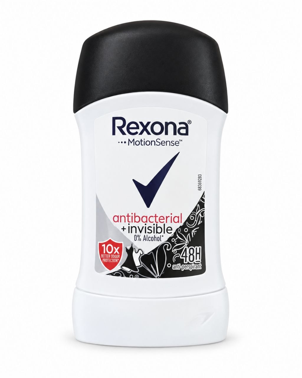 Rexona Men Antibacterial + Invisible дезодорант-стик 40 г - Лицевая