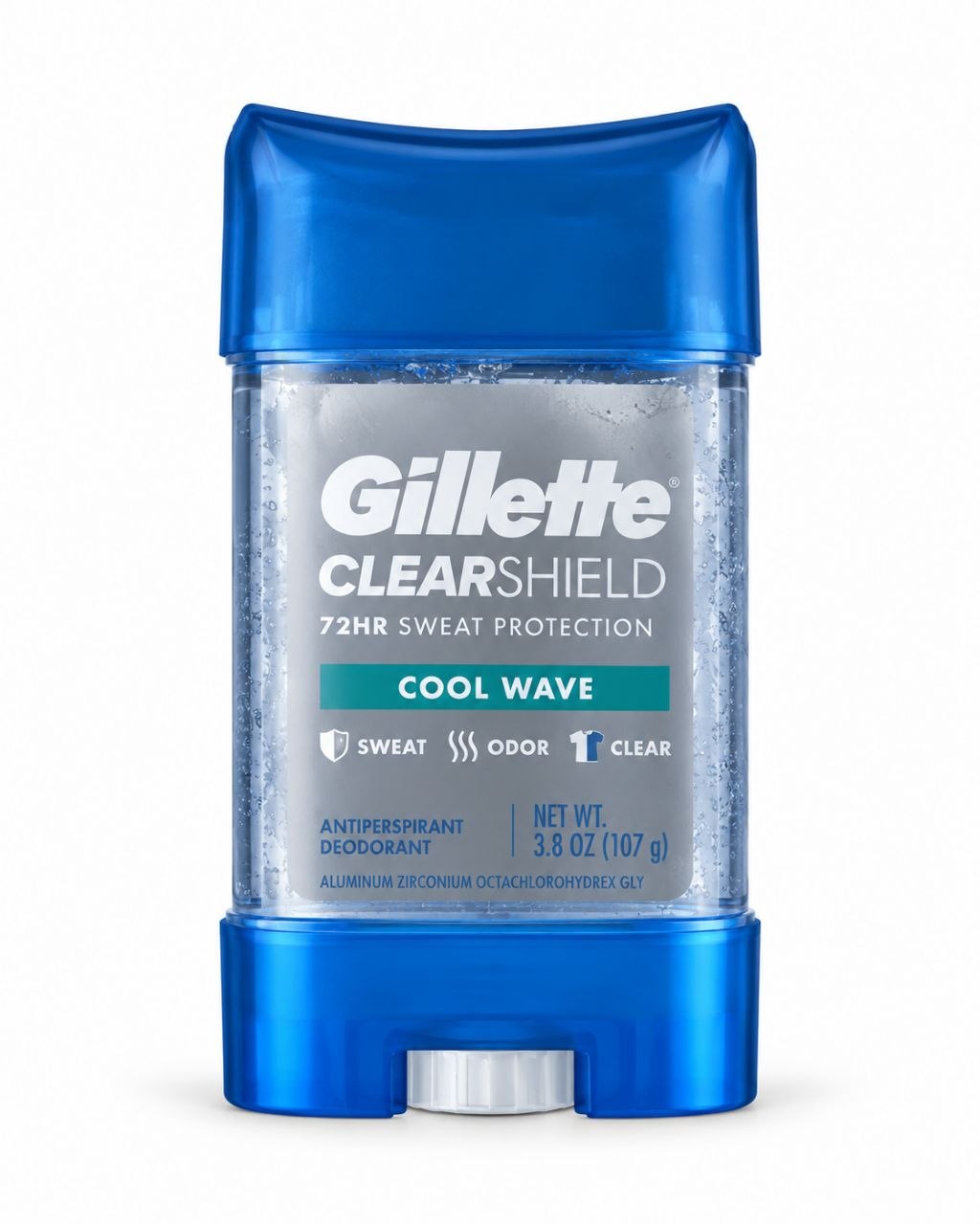 Gillette CLEAR GEL (107g) Cool - Лицевая