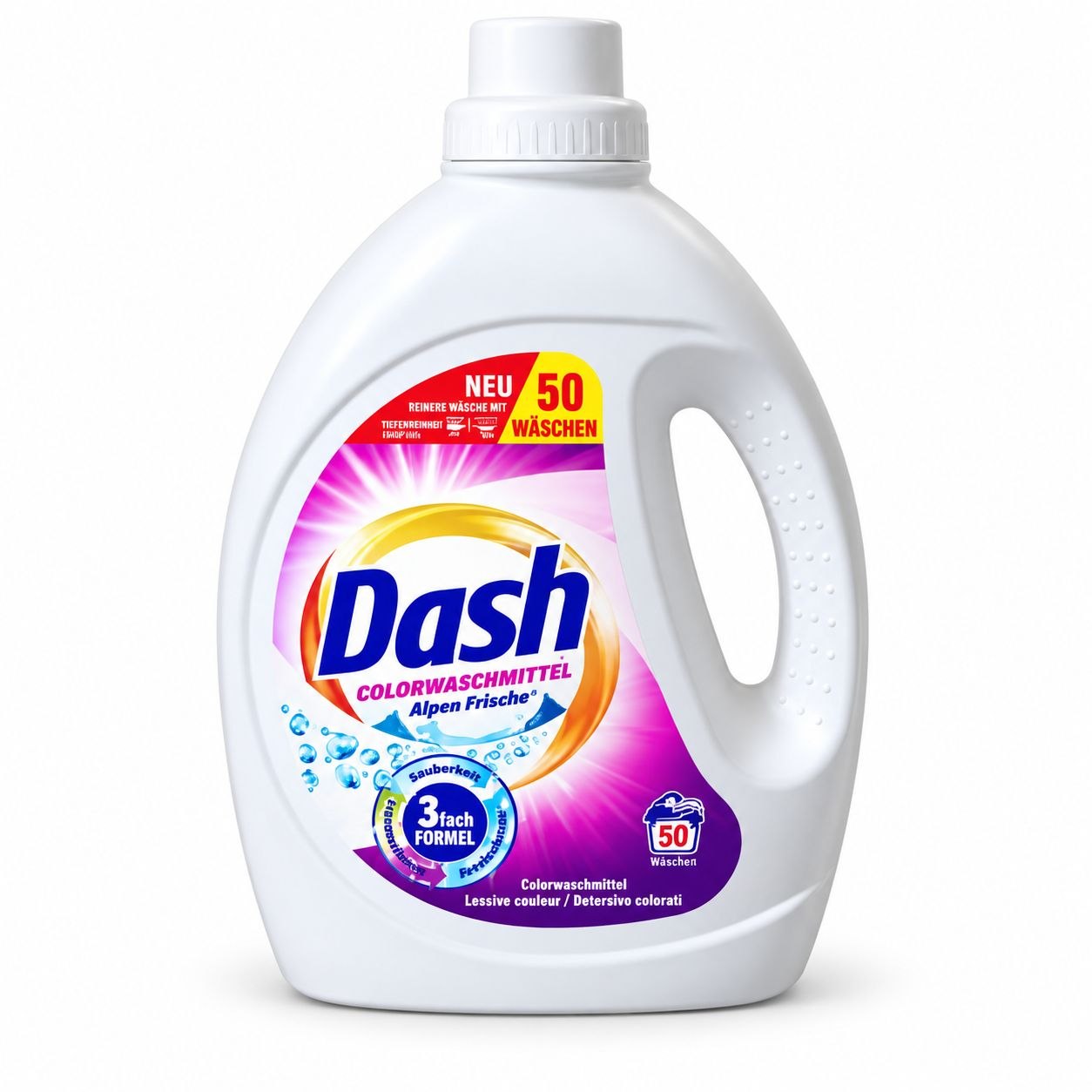 DASH GEL (2.25L)(50стир) Colorwaschmittel - Лицевая