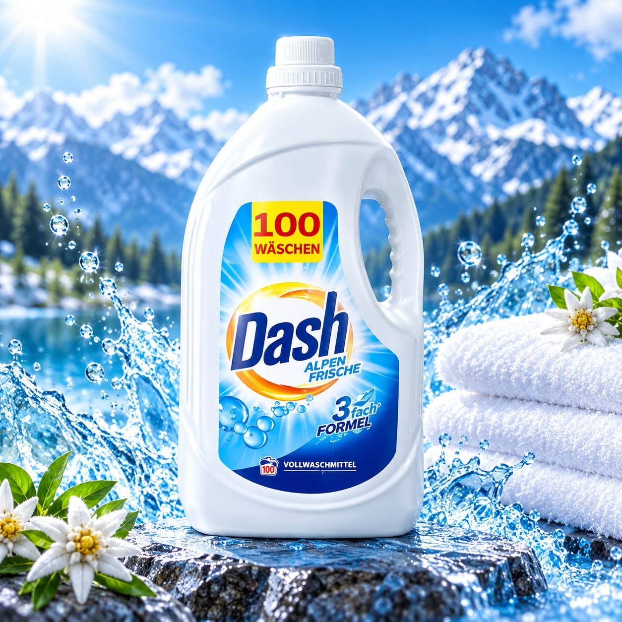DASH GEL (5L)(100стир) Vollwaschmittel