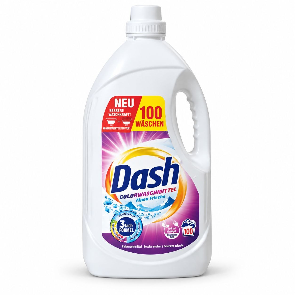DASH GEL (4.5L)(100стир) Colorwaschmittel - Лицевая