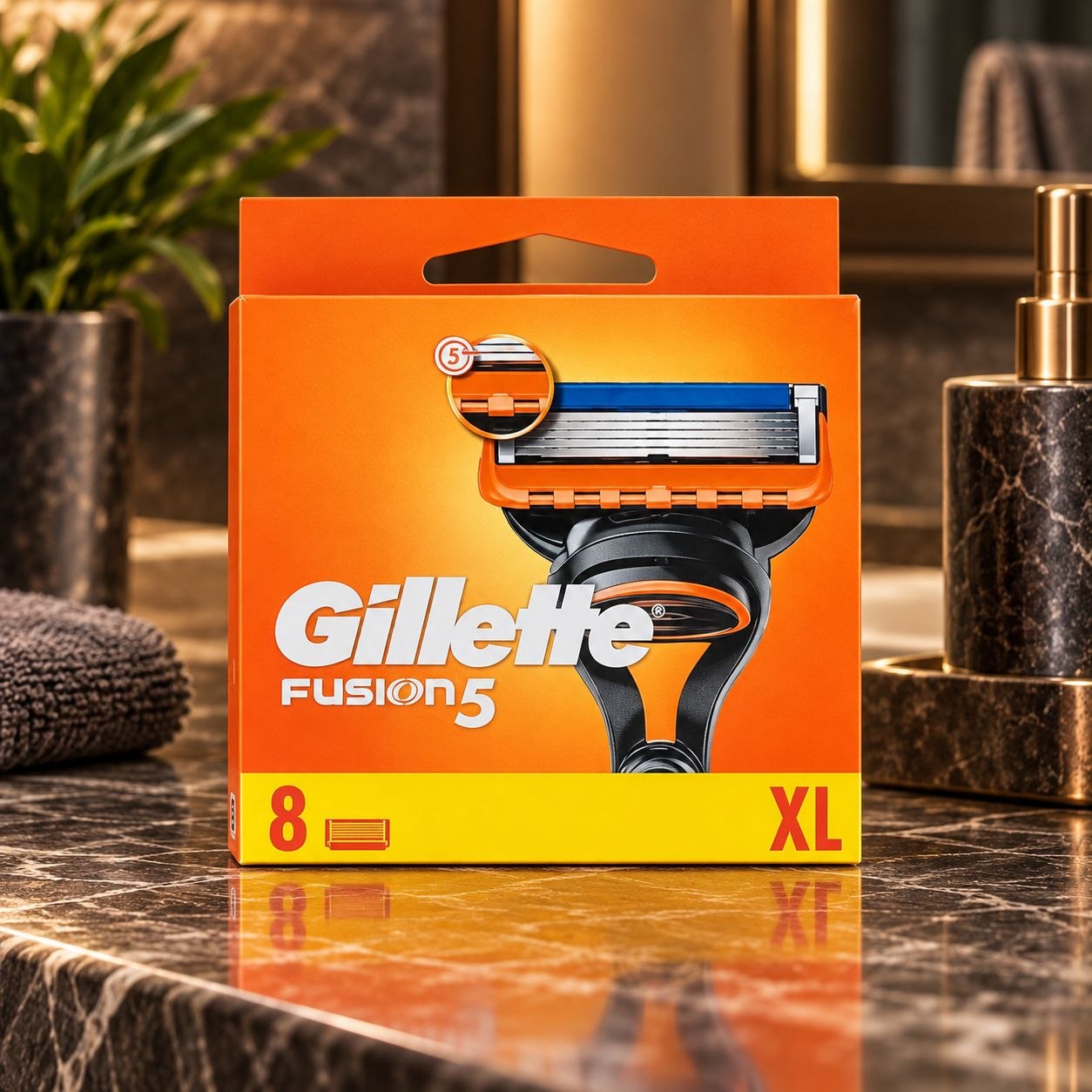 Gillette Fusion сменные кассеты 8 шт