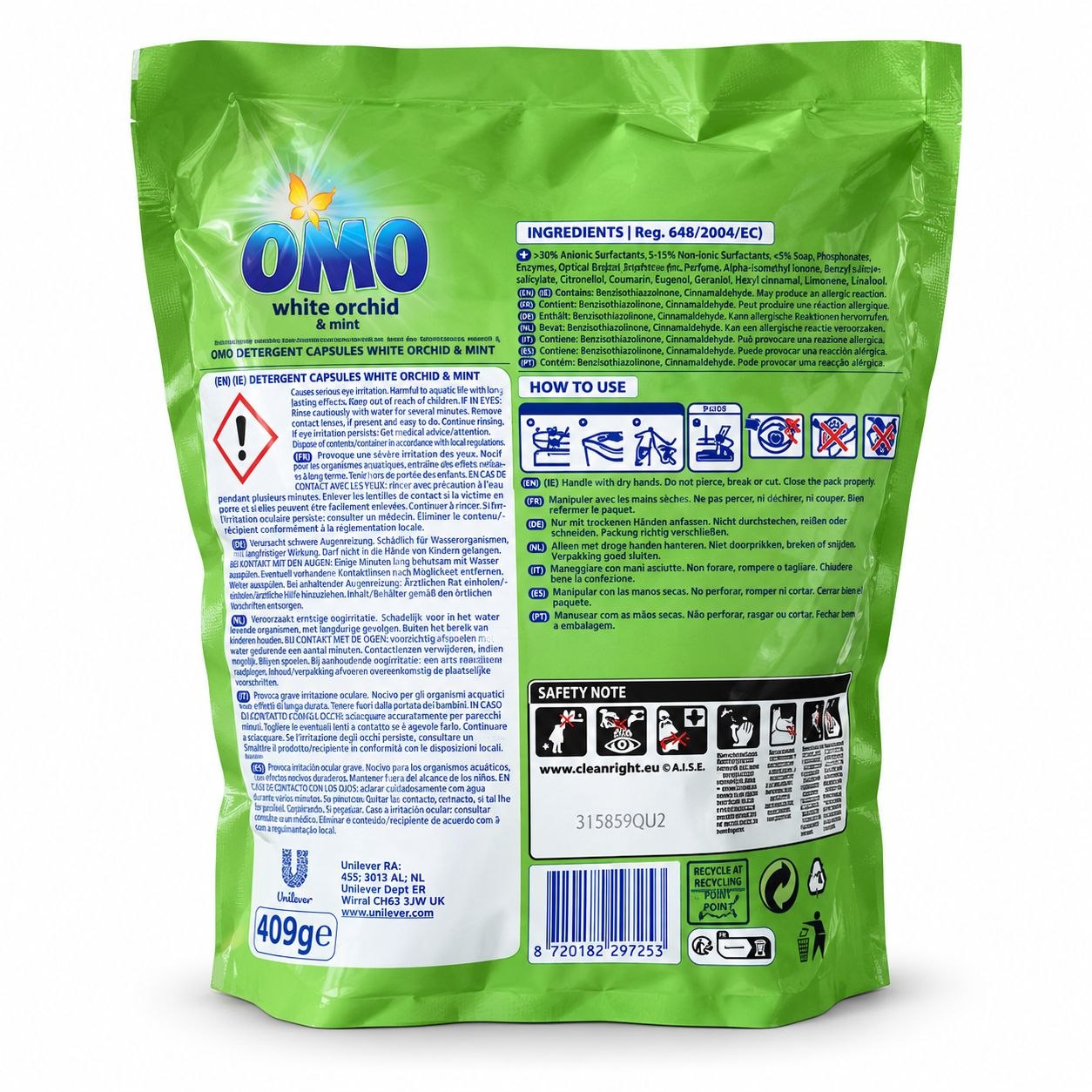 OMO Pods (42шт) White Orchid - Обратная