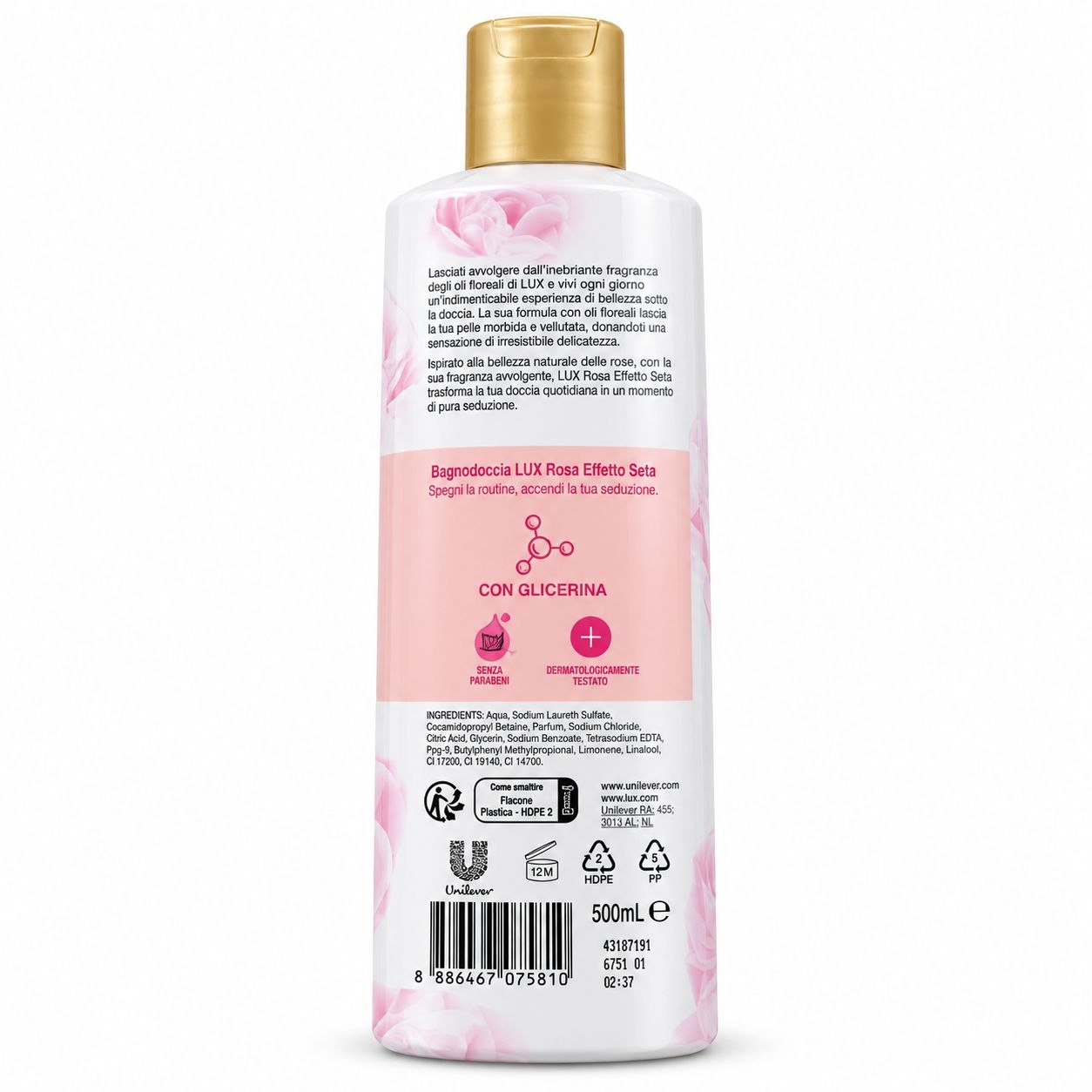 LUX Гельдуш (500 мл) Rose - Обратная