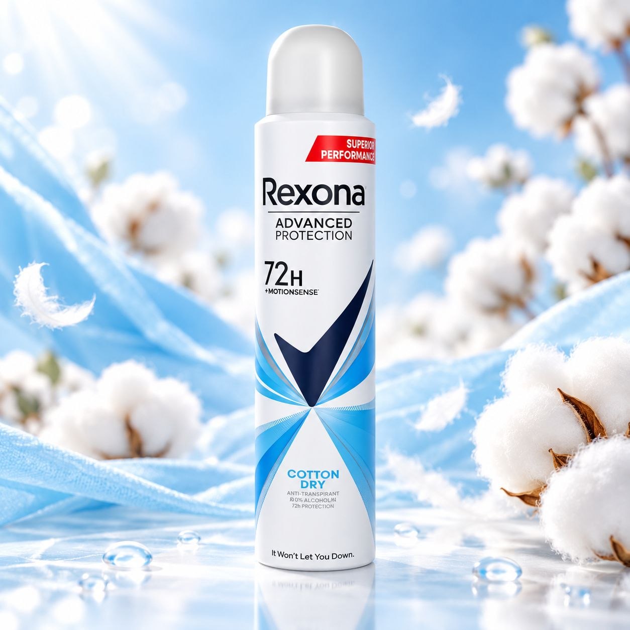 Rexona Body Spray (200) (L) Cotton Dry
