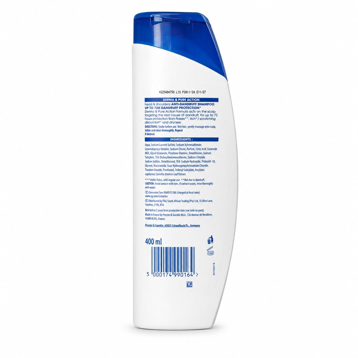 Head & Shoulders Classic шампунь 400 мл - Обратная