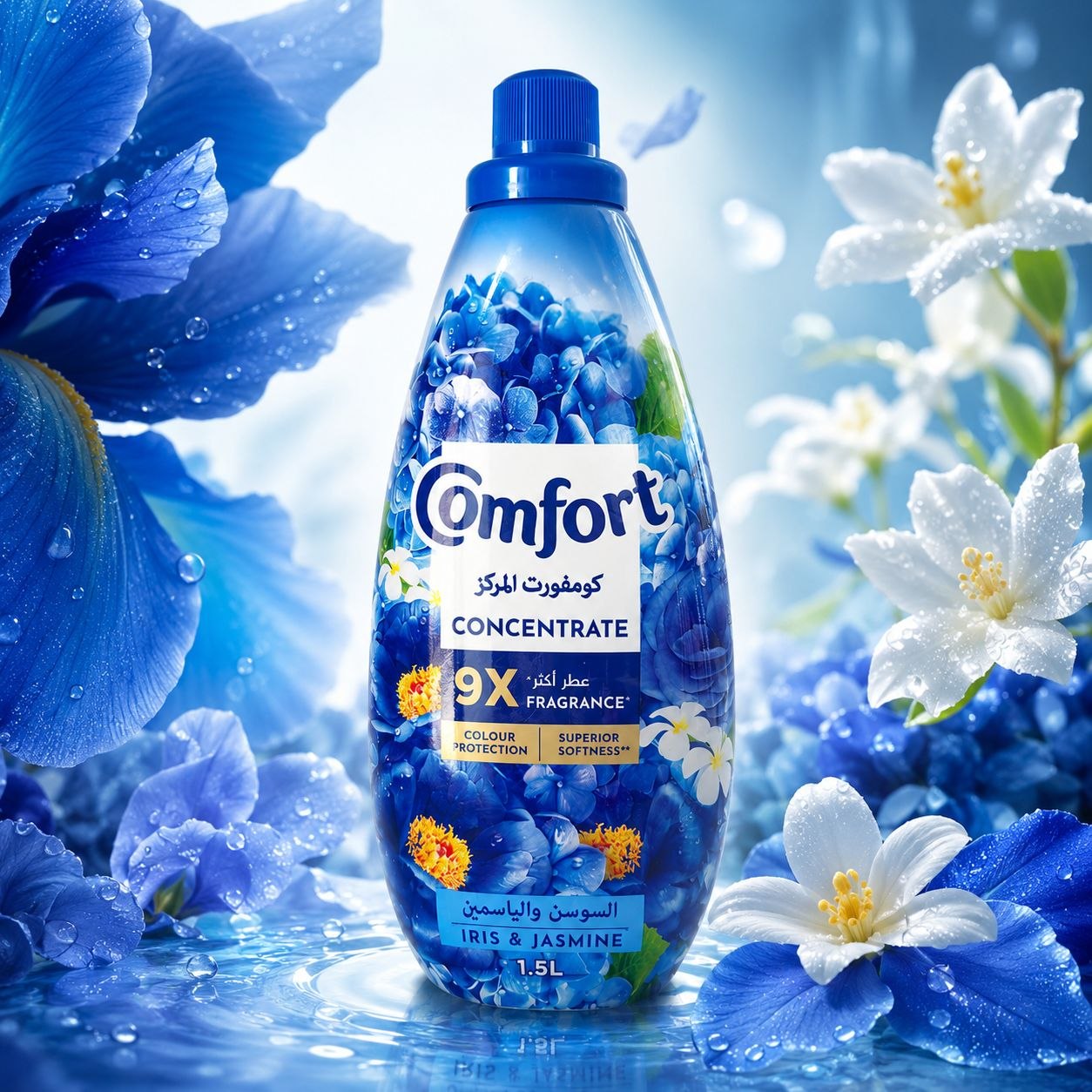 Comfort Iris & Jasmine концентрат для белья 1,5 л