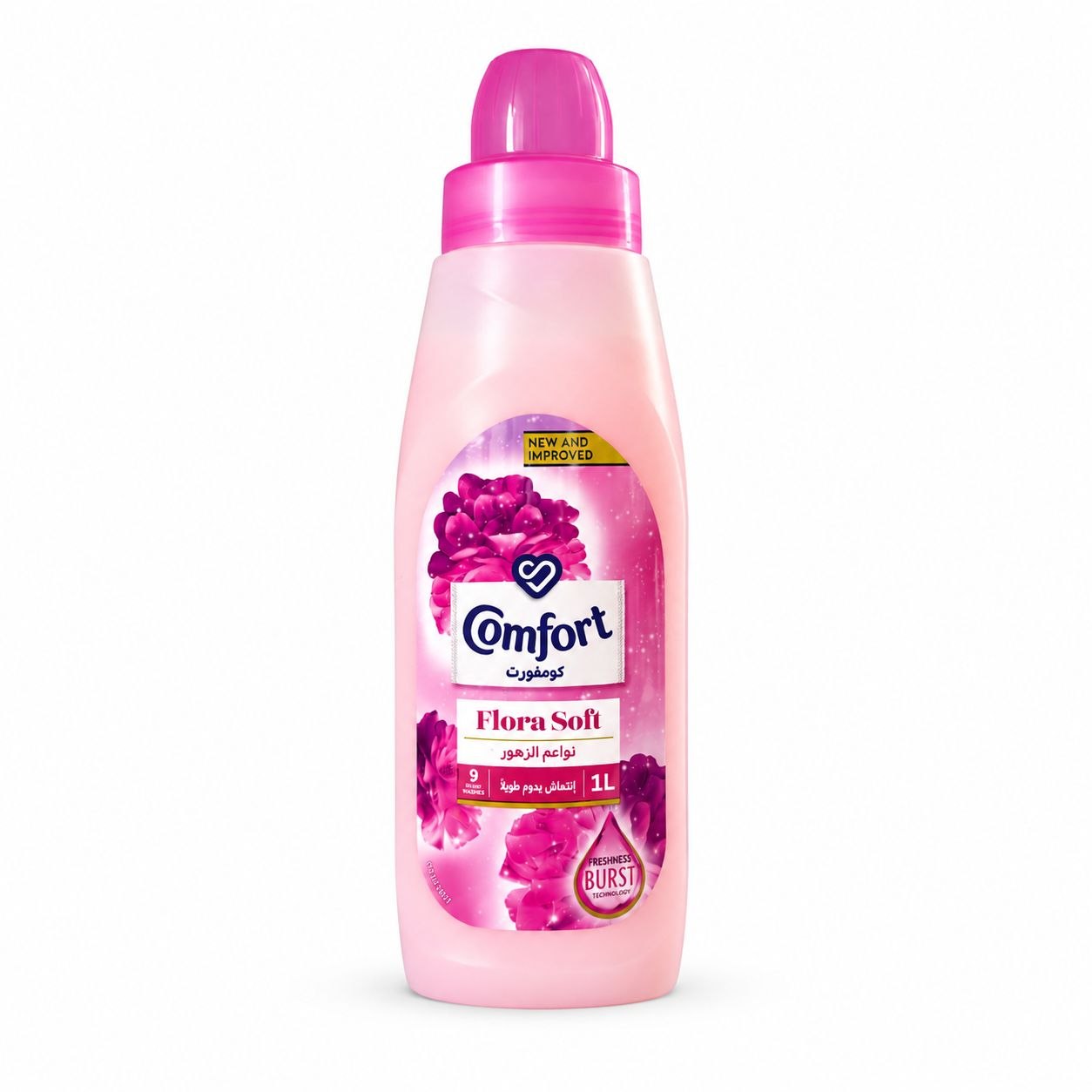 Comfort Flora Soft кондиционер для белья 1 л - Лицевая