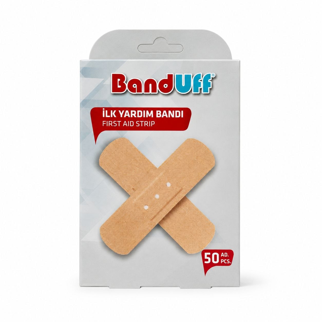 Пластырь Banduff 50 шт - Лицевая