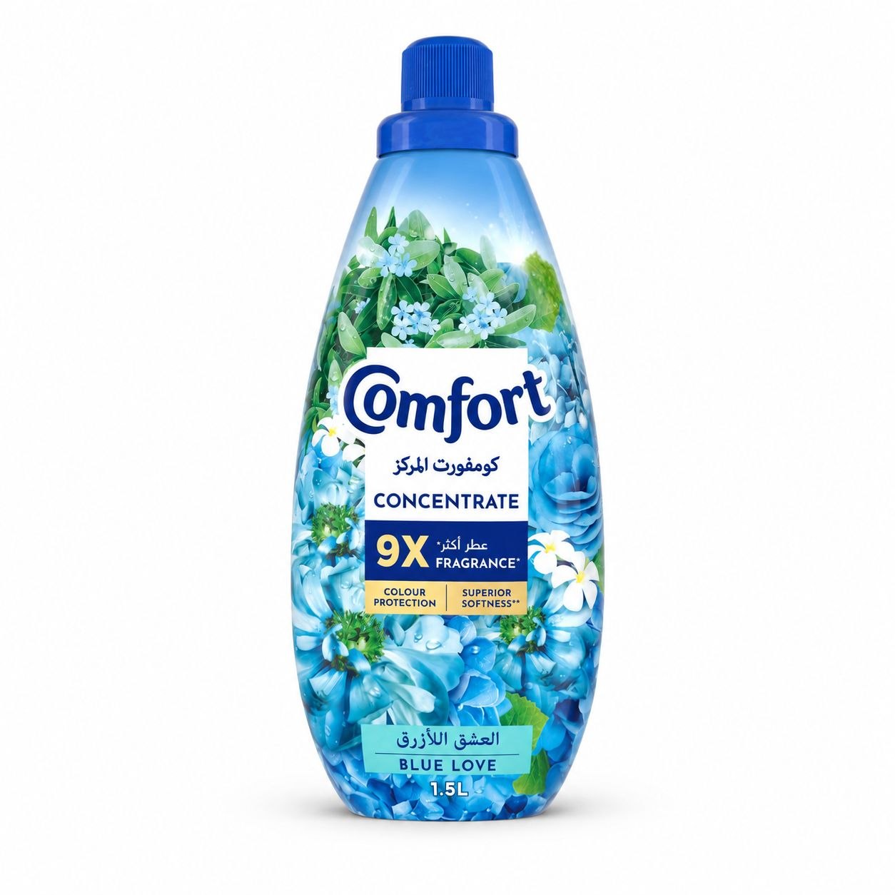 Comfort Blue Love концентрат для белья 1,5 л - Лицевая