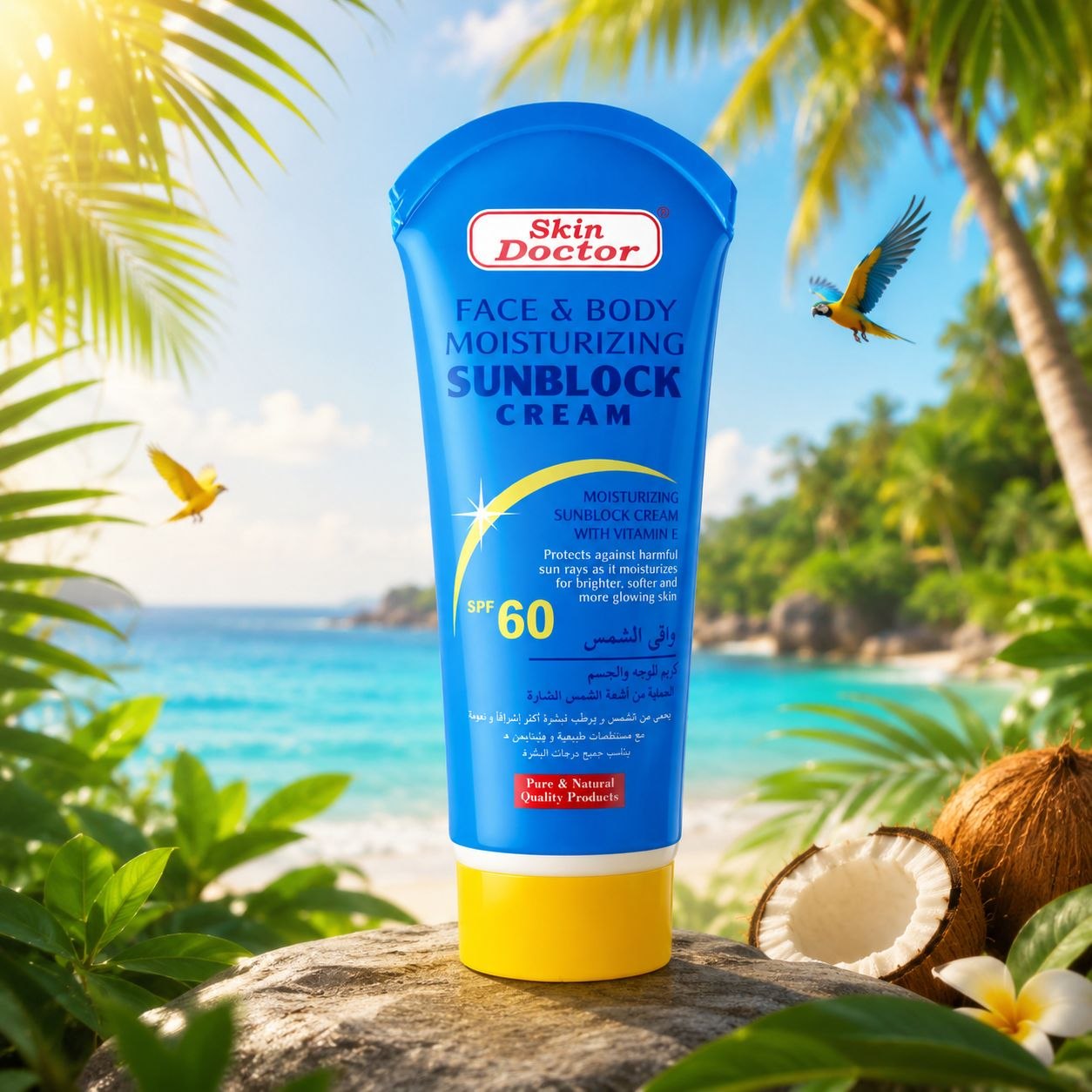 Skin Doctor Face & Body Moisturizing Sunblock SPF60, 170 г