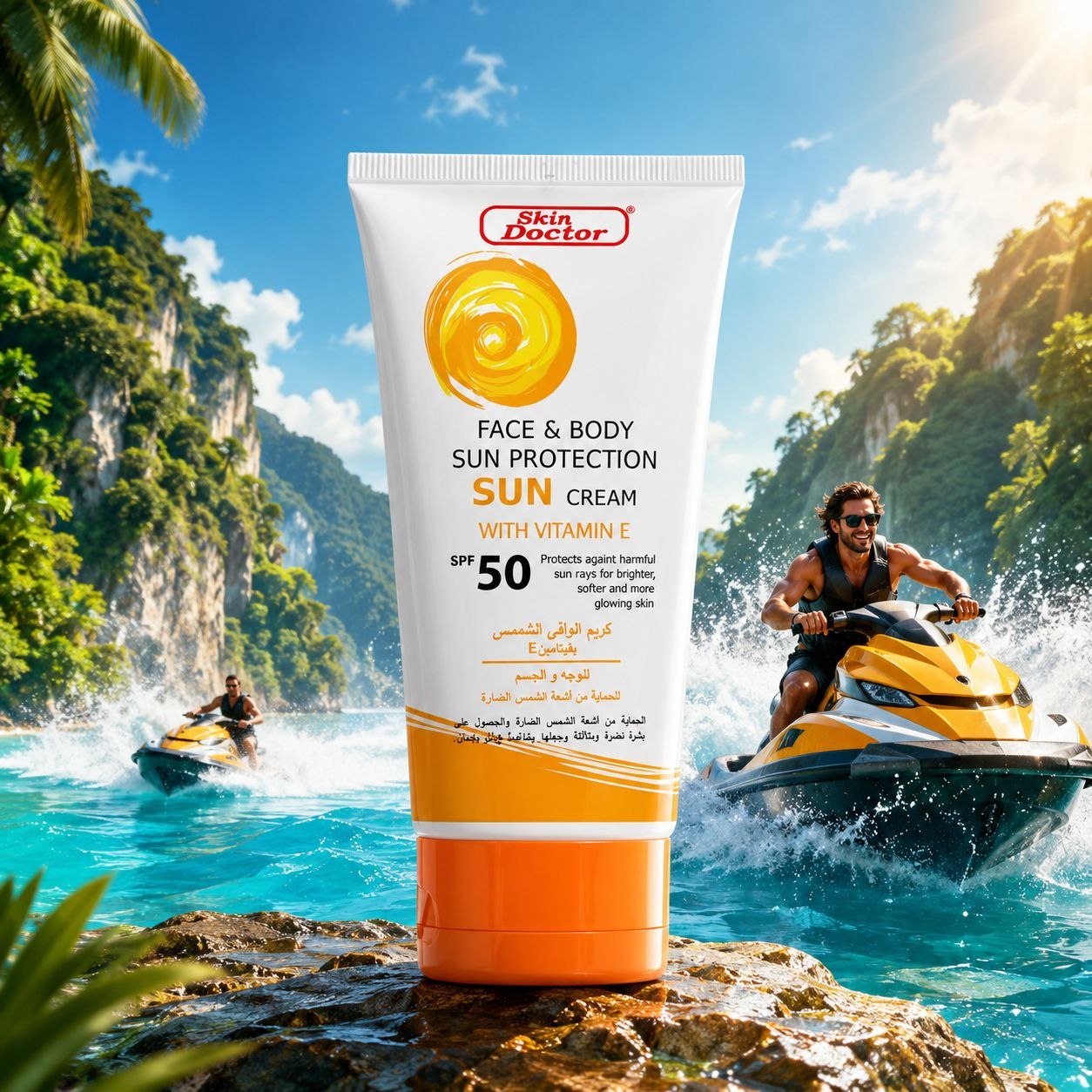 Skin Doctor Face & Body Sun Cream SPF50, 150 г