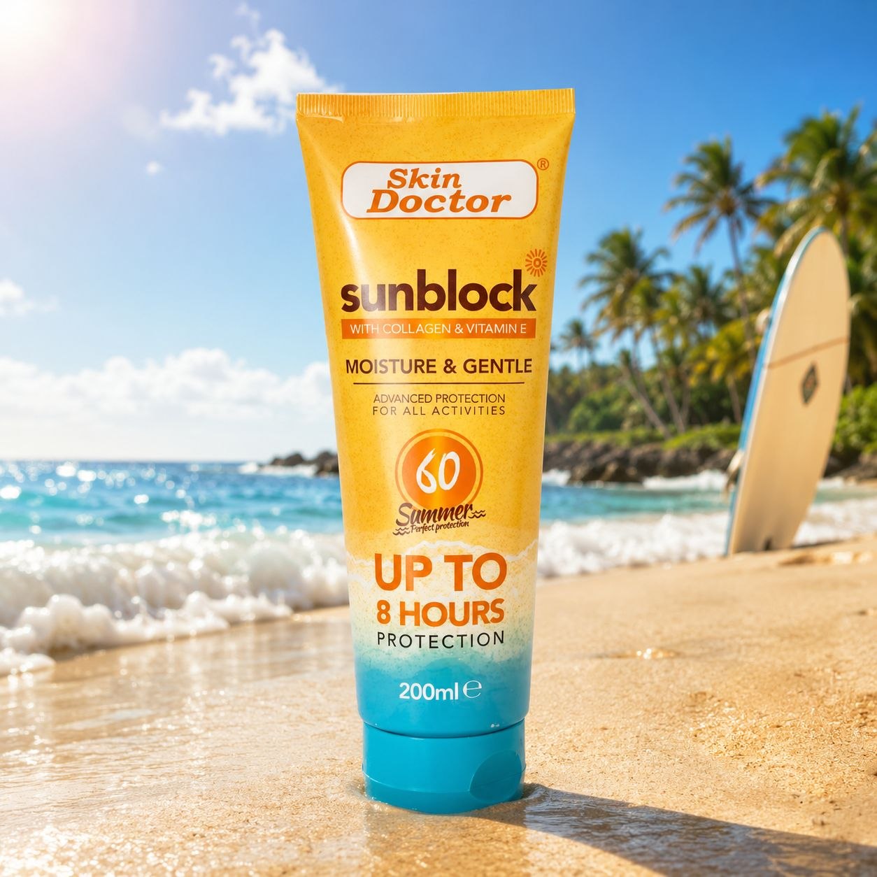 Skin Doctor Sunblock 60 Summer солнцезащитный крем 200 мл