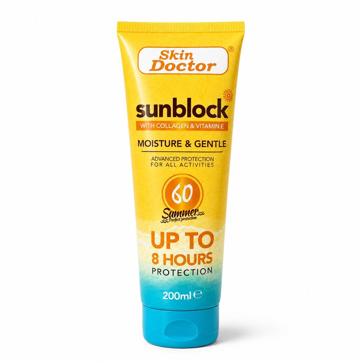 Skin Doctor Sunblock 60 Summer солнцезащитный крем 200 мл - Лицевая